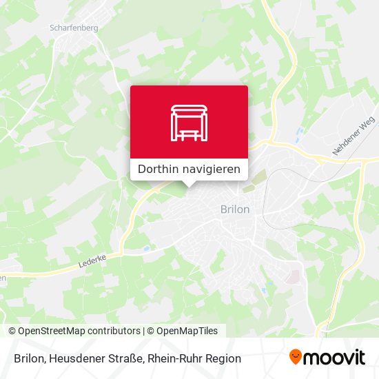 Brilon, Heusdener Straße Karte