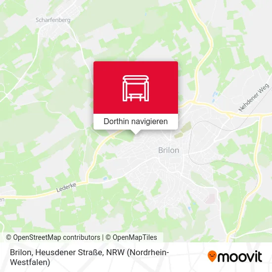 Brilon, Heusdener Straße Karte