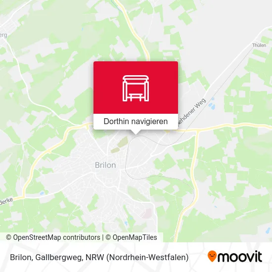 Brilon, Gallbergweg Karte