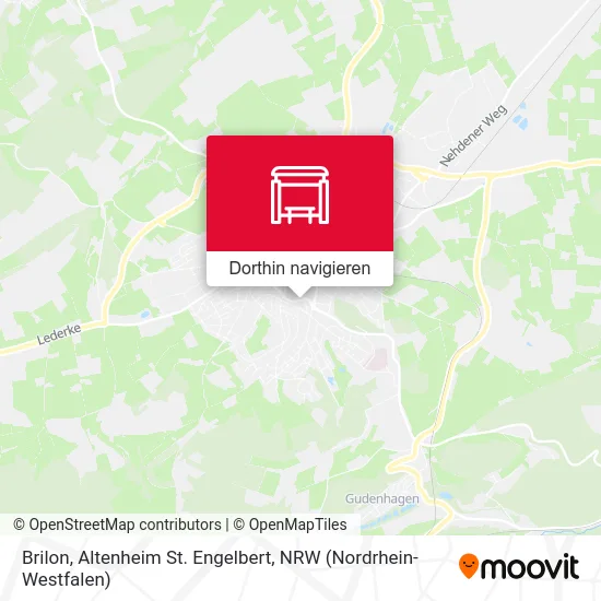 Brilon, Altenheim St. Engelbert Karte