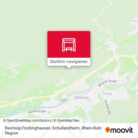 Bestwig-Föckinghausen, Schullandheim Karte