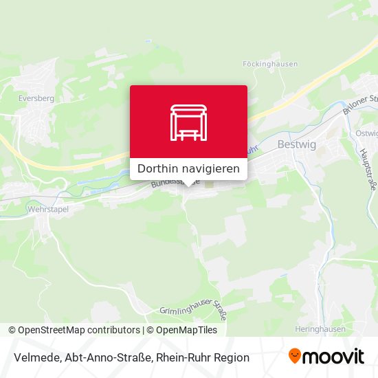 Velmede, Abt-Anno-Straße Karte