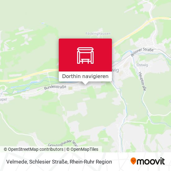 Velmede, Schlesier Straße Karte