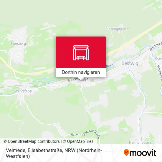 Velmede, Elisabethstraße Karte