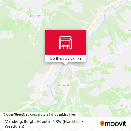 Marsberg, Burghof-Center Karte