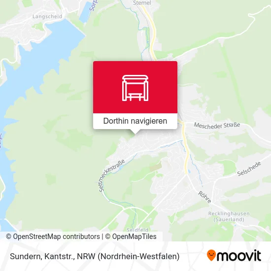 Sundern, Kantstr. Karte