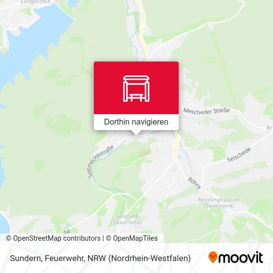 Sundern, Feuerwehr Karte