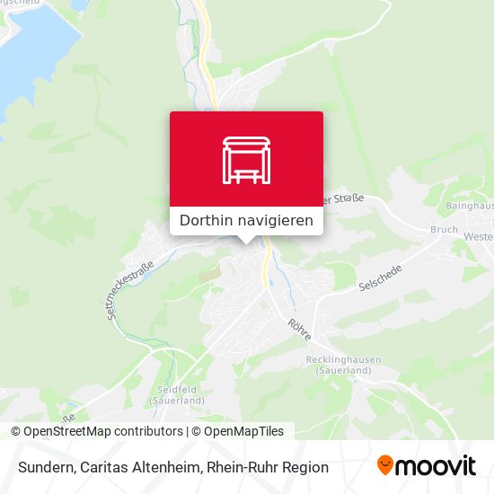 Sundern, Caritas Altenheim Karte
