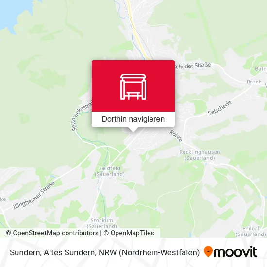 Sundern, Altes Sundern Karte