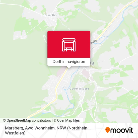 Marsberg, Awo Wohnheim Karte