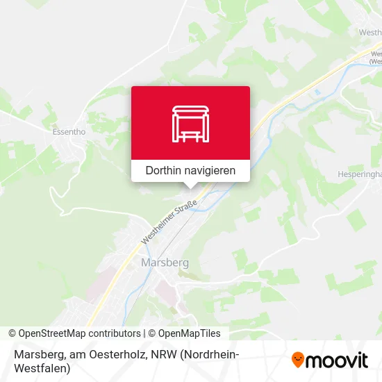 Marsberg, am Oesterholz Karte