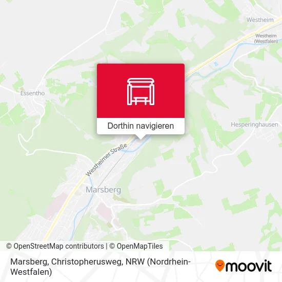 Marsberg, Christopherusweg Karte