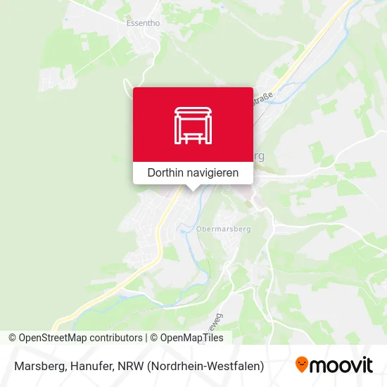 Marsberg, Hanufer Karte