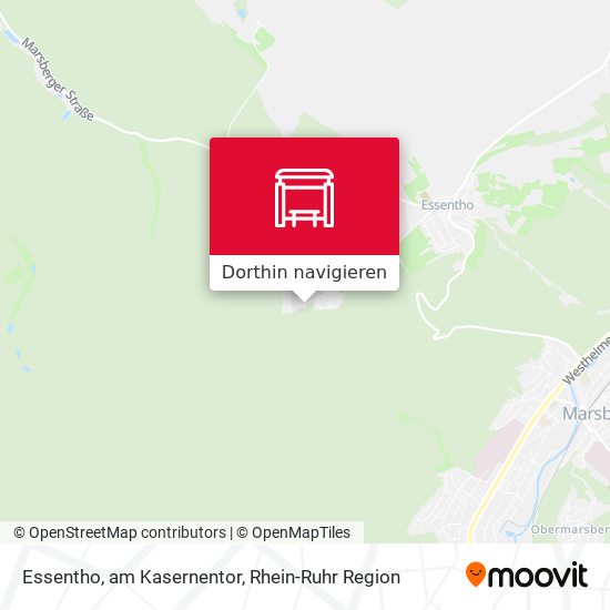 Essentho, am Kasernentor Karte