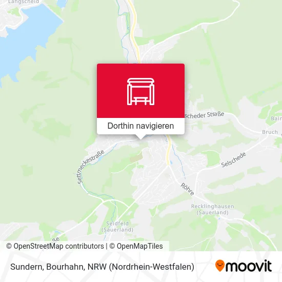 Sundern, Bourhahn Karte