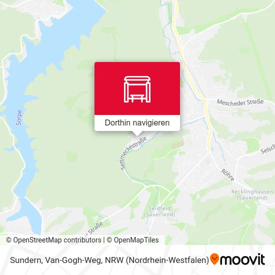 Sundern, Van-Gogh-Weg Karte