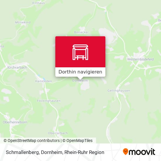 Schmallenberg, Dornheim Karte