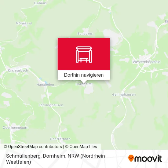 Schmallenberg, Dornheim Karte