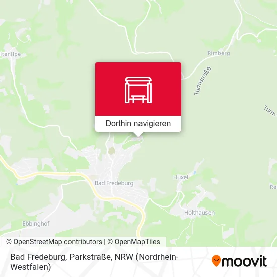 Bad Fredeburg, Parkstraße Karte