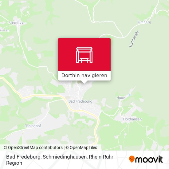 Bad Fredeburg, Schmiedinghausen Karte