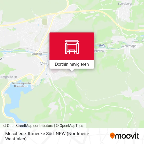 Meschede, Ittmecke Süd Karte