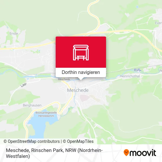 Meschede, Rinschen Park Karte