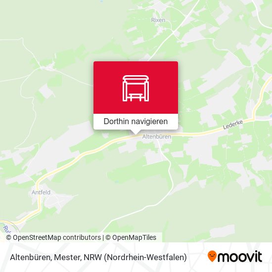 Altenbüren, Mester Karte