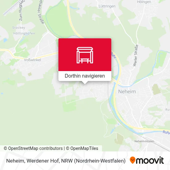 Neheim, Werdener Hof Karte