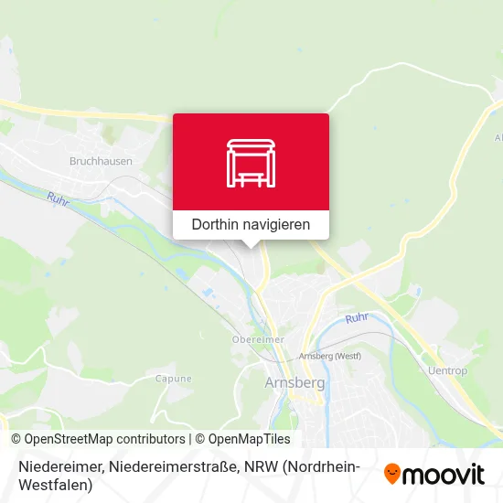 Niedereimer, Niedereimerstraße Karte