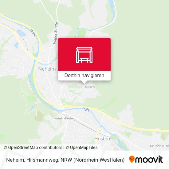 Neheim, Hilsmannweg Karte