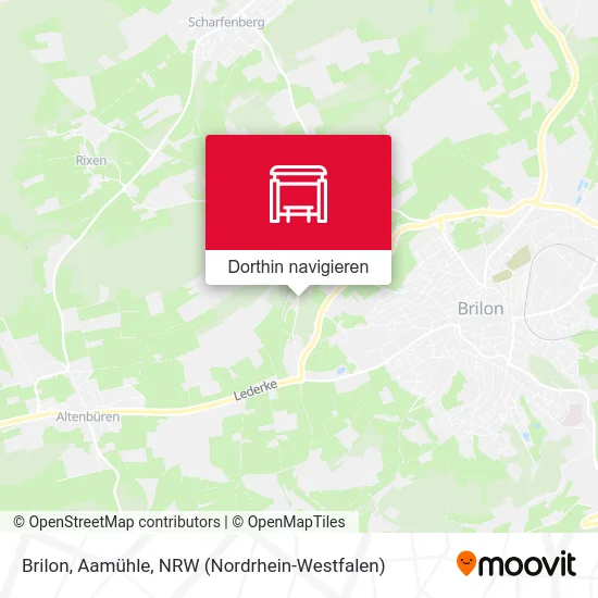 Brilon, Aamühle Karte