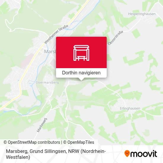 Marsberg, Grund Sillingsen Karte