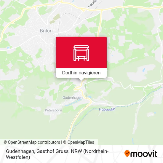 Gudenhagen, Gasthof Gruss Karte