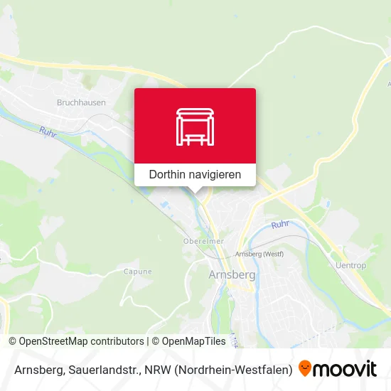 Arnsberg, Sauerlandstr. Karte