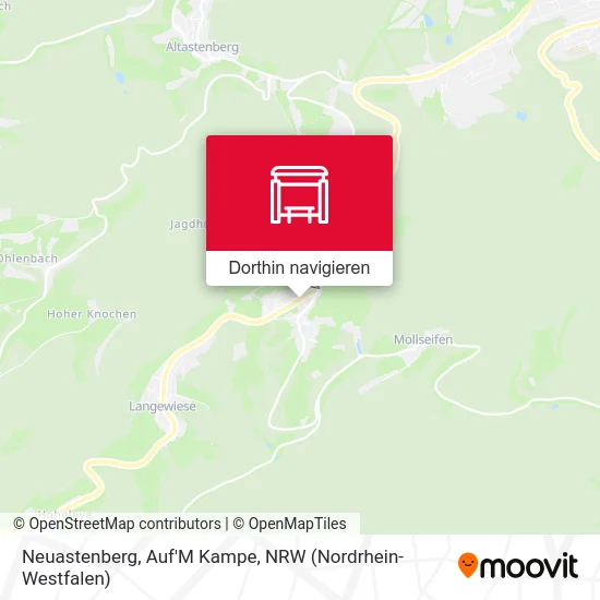 Neuastenberg, Auf'M Kampe Karte