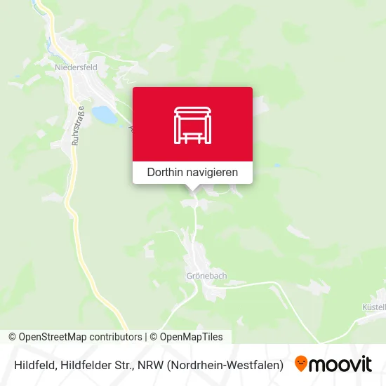 Hildfeld, Hildfelder Str. Karte