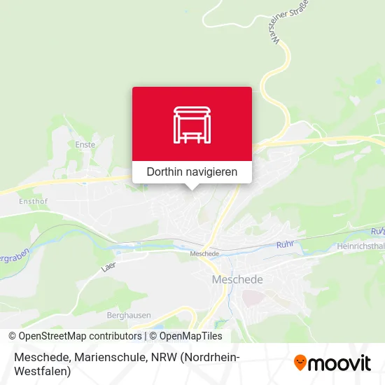 Meschede, Marienschule Karte