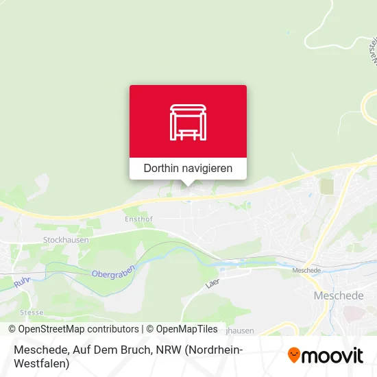 Meschede, Auf Dem Bruch Karte