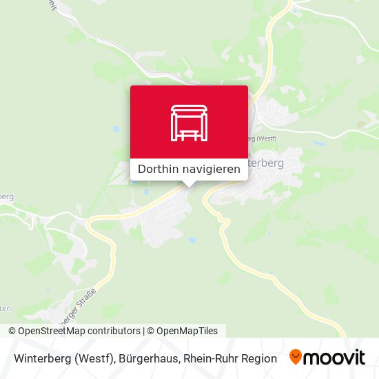 Winterberg (Westf), Bürgerhaus Karte