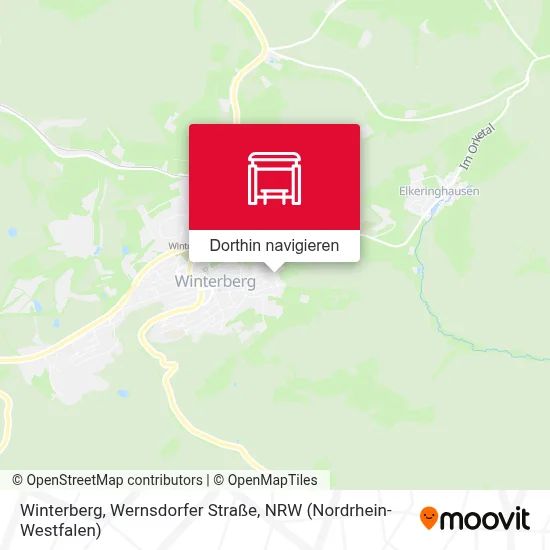 Winterberg, Wernsdorfer Straße Karte