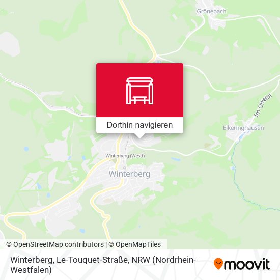 Winterberg, Le-Touquet-Straße Karte