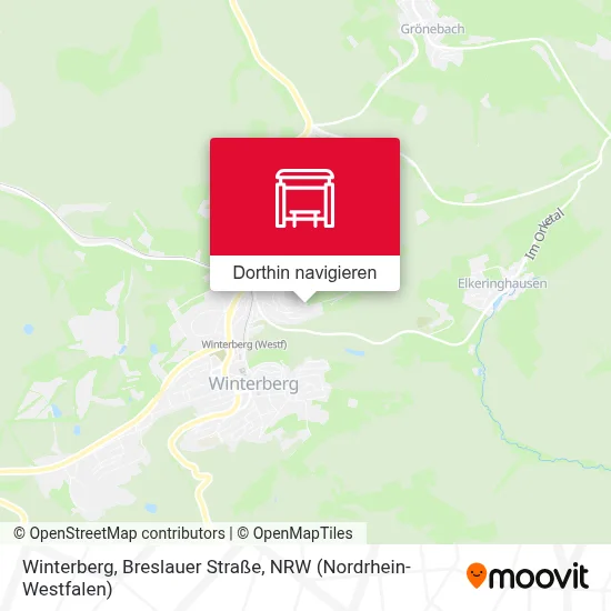 Winterberg, Breslauer Straße Karte