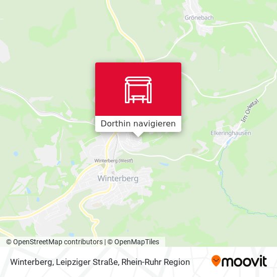 Winterberg, Leipziger Straße Karte