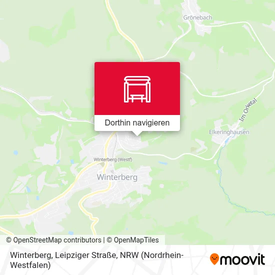 Winterberg, Leipziger Straße Karte