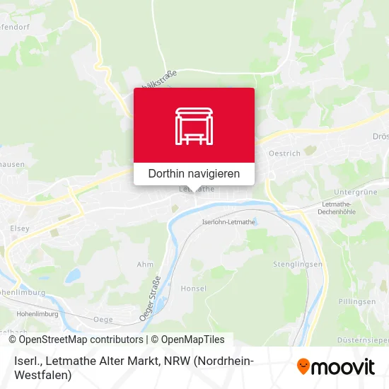 Iserl., Letmathe Alter Markt Karte