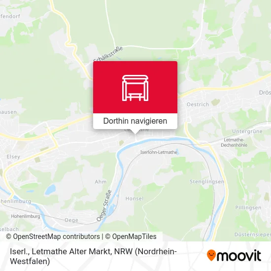 Iserl., Letmathe Alter Markt Karte