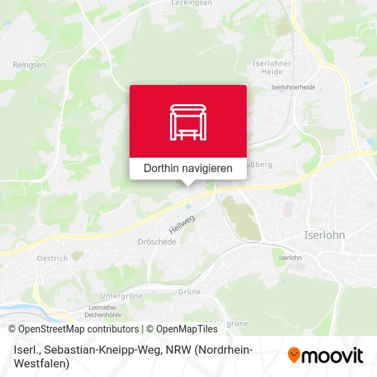 Iserl., Sebastian-Kneipp-Weg Karte