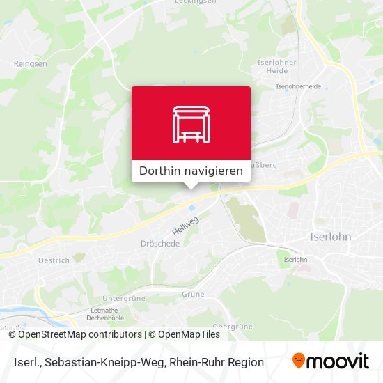 Iserl., Sebastian-Kneipp-Weg Karte
