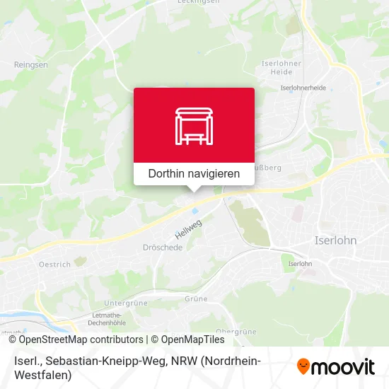 Iserl., Sebastian-Kneipp-Weg Karte