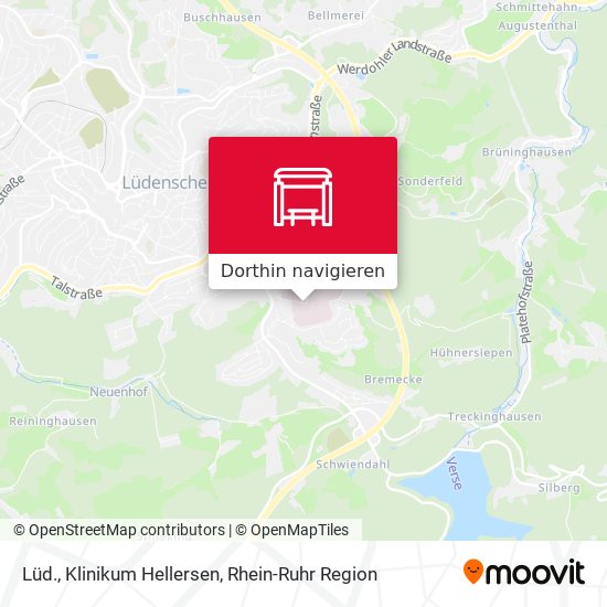 Lüd., Klinikum Hellersen Karte